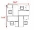 TrendSpaces Basic Open Office 4-Workstation Cluster