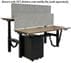 2-Person Electric Lift Desk - 66