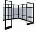 9' x 9' x 7'H Modular Office w/ Sound Absorbing PET Panels & Glass Clear Front Panels - Add On