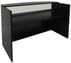 Black Salon Reception Desk Shell - Drawers Sold Separately