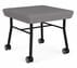 Mystic 1 Seat Bench w/ Casters in Upgrade Fabric or Healthcare Vinyl