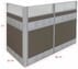 TrendSpaces Office Cubicles-Premium Single Open End Cubicle