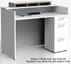 5'W Custom Standing Height Reception Desk w/ Drawers