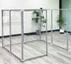 6'W x 6'D x 5'H Clear Acrylic Modular Office - Starter