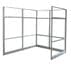 6' x 6' x 7'H Clear Glass Modular Office - Add-On Cubicle