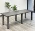 8' x 3' Rectangular Meeting Room Table w/ Raw Steel Legs