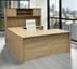 Beaumont Rectangular U-Shaped Workstation w/Hutch - 71