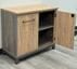 Contrasts Rustic Open Storage Credenza - 10.5'W