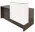 Emerge Glass Top Reception Desk with ADA Surface