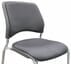 Gray 300 lb. Capacity Premium Padded Ganging Stacking Chair