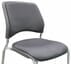 Gray 300 lb. Capacity Padded Mobile Stacking Classroom Chair