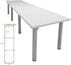 12' x 3' Post Leg Conference Table