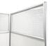 6' x 6' x 7'H White Laminate Washable Complete L-Shaped Office Cubicle w/Files - Starter Unit