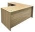 Beaumont Managers L-Shaped Desk w/6 Drawers - 63