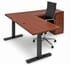 Electric Lift Height Adjustable L-Shaped Desk with Height Adjustable 60