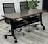 Flip & Stow Solid Wood Modular Conference Table - 48