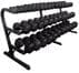 5-100 Lb. Dumbbell Sets w/Storage Rack - 2100 lbs Total