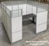 8' x 8' x 7'H Tall White Laminate Modular Office - Starter Cubicle