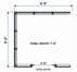 9' x 9' x 7'H Modular Office w/ Sound Absorbing PET Panels & Glass Clear Front Panels - Add On