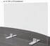 Adjustable Conference Table Clear Acrylic Safety Barrier - Sets up 8', 10' or 12' long!  - IN STOCK!