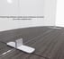 Adjustable Conference Table Clear Acrylic Safety Barrier - Sets up 8', 10' or 12' long!  - IN STOCK!