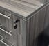 Charcoal Rectangular Executive Desk w/6 Drawers