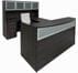 Charcoal U-Shaped Reception Desk