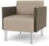Luxe 500 lb. Capacity Guest Chair in Upgrade Fabric/Healthcare Vinyl
