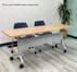 Solid Wood Flip & Stow Training Table - 71