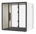 4-Person Meeting/Phone Booth with Noise Reduction and USB