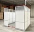 8' x 8' x 7'H Tall White Laminate Modular Office - Starter Cubicle