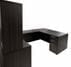 Charcoal Laminate Straight Front U-Workstation w/Hutch