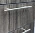 Charcoal Rectangular Executive Desk w/6 Drawers