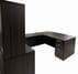 Charcoal Woodgrain Laminate Conference U-Shaped Workstation w/Hutch