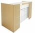 Glass Front Reception Desk in 6 Colors!
