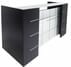 Glass Front Reception Desk in 5 Colors!