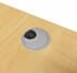 Maple Adjustable Height Manager's Desk
