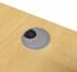 Maple L-Shaped Rectangular Managers Desk w/6 Drawers