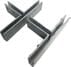 Steel T-Shaped Brackets for Sneeze Guard Panels - Set of 2 - IN STOCK!