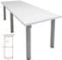 8' x 3' Post Leg Conference Table