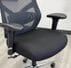 Black Mesh Ergonomic Office Chair with Molded Foam Seat