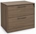 Urban Walnut 2-Drawer Locking Lateral File