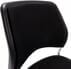 300 lb. Capacity Black Padded Mobile Stacking Guest Chair