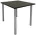 4' Square Standing Height Conference Table w/Round Post Legs