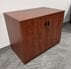 Cherry Laminate 2-Door Locking Storage Cabinet