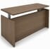 Modern Walnut Adjustable Height Manager's Desk