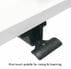 Pneumatic Lift Height Adjustable Managers U-Desk  in White