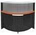 Small Curved Reception Desk