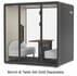 4-Person Meeting/Phone Booth with Noise Reduction and USB