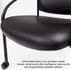 Antimicrobial Vinyl Guest Chair with Casters & Glides
